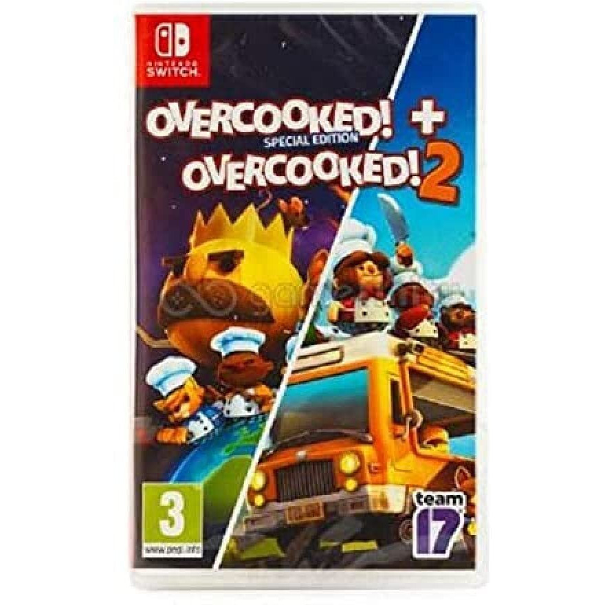 Overcooked + Overcooked 2 (Nintendo Switch)