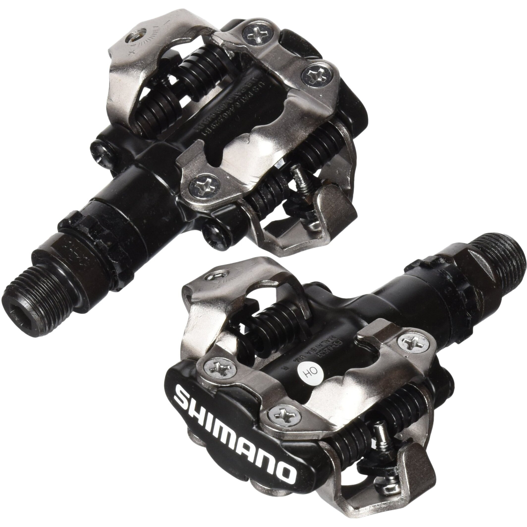Shimano Pdm520 Clipless Spd Bicycle Cycling Pedals Black With Cleats