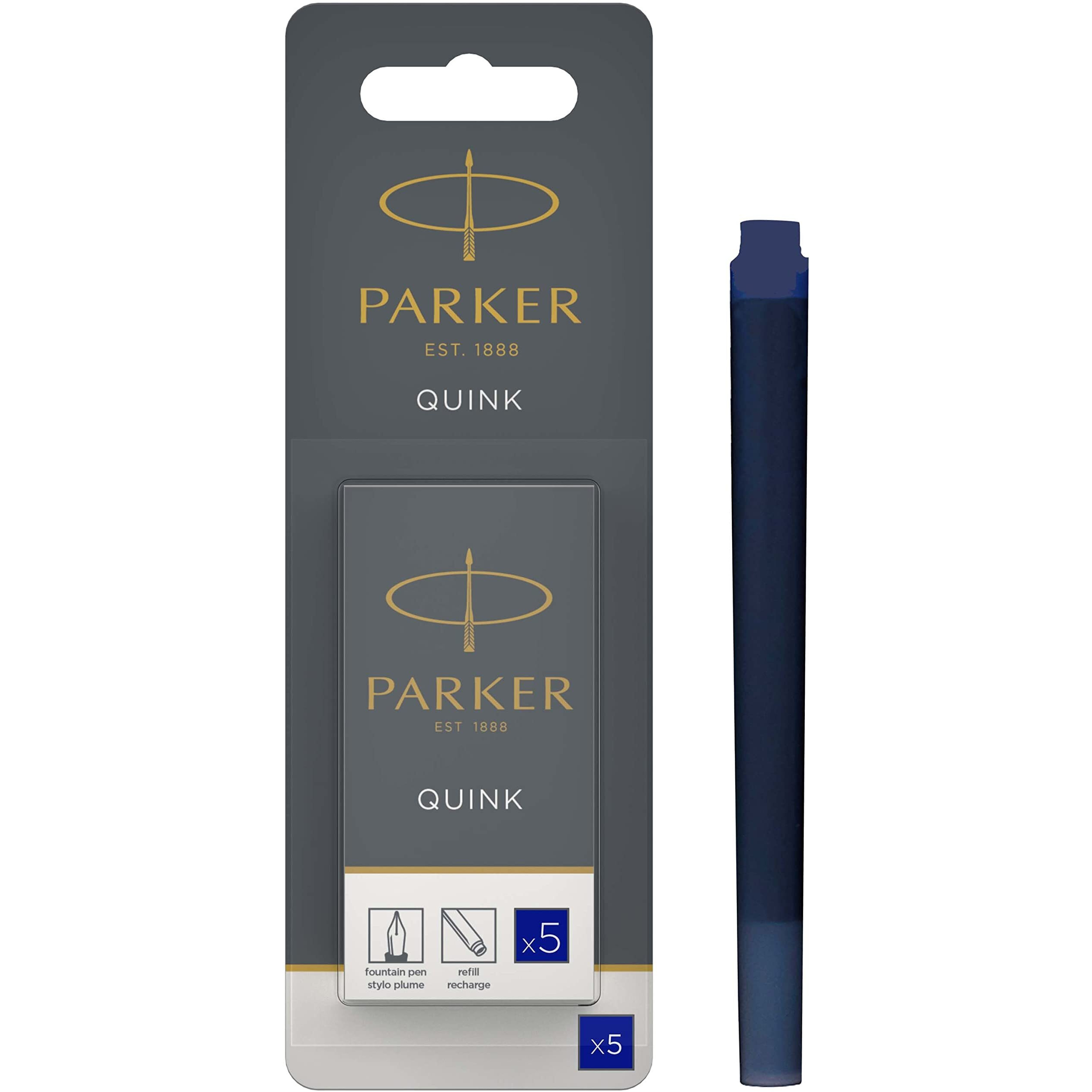 Parker 1950382 Quink Fountain Pen Refill Pack Of 5