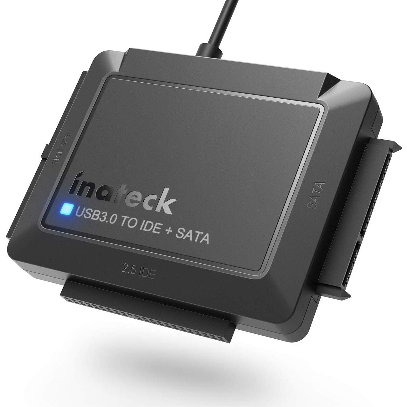 Inateck Usb 30 To Idesata External Hard Drive Reader Applicable To 2535 Hddssd, With 12V2A Power Supply, Sa03001