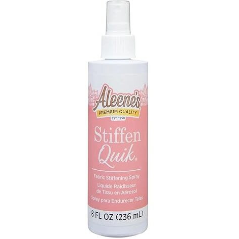 Aleene's 15581 Stiffen-Quick Fabric Stiffening Spray 8Oz,Original Version, Packaging May Vary