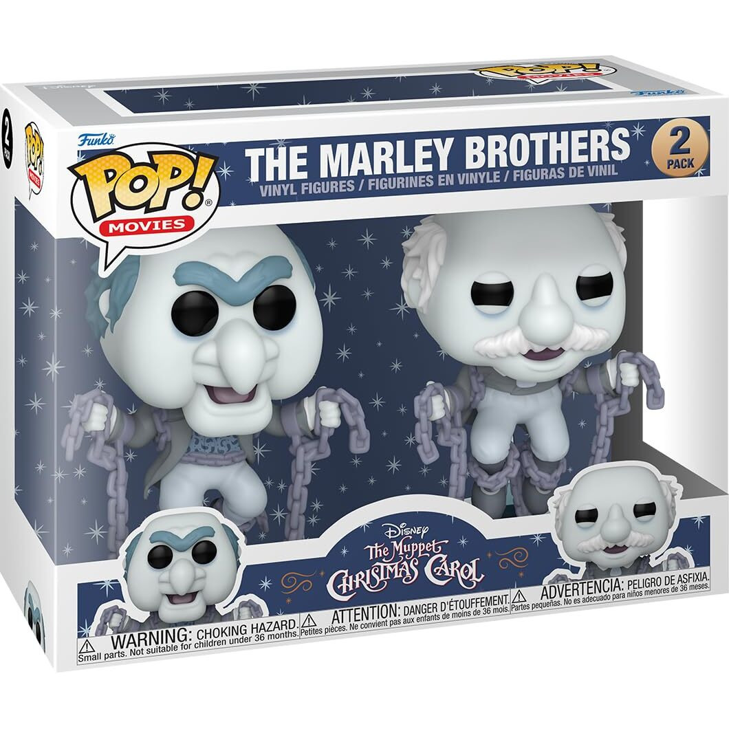 Funko Pop Movies The Muppet Christmas Carol - Statler And Waldorf As The Marley Brothers, 2-Pack