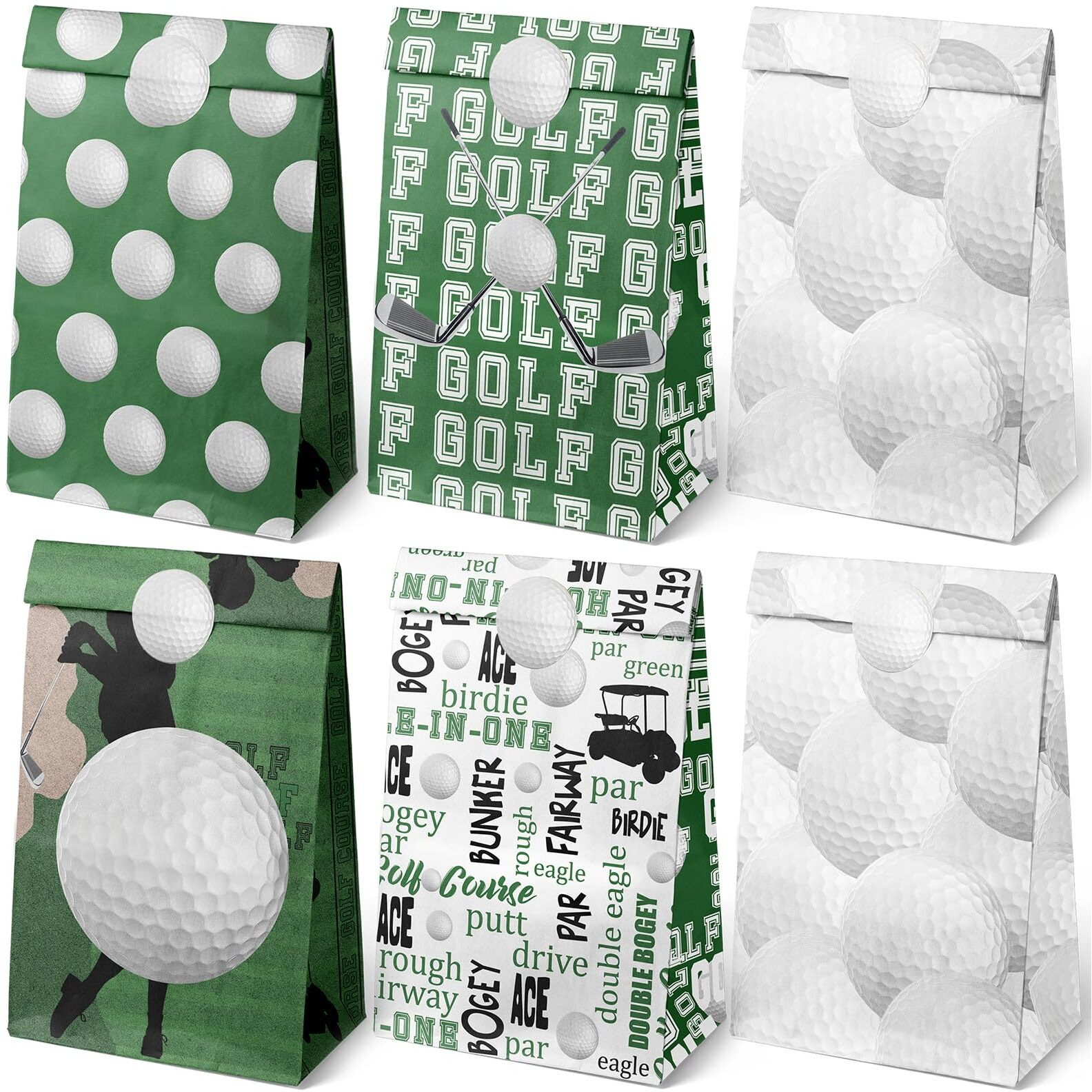 Outego 24 Golf Party Favor Bags Golf Goodie Bags Golf Party Favors For Kids Golf Birthday Party Supplies
