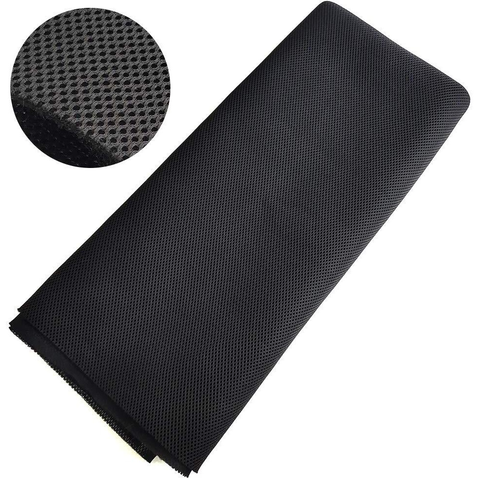 Wayber Speaker Grill Cloth Stereo Mesh Fabric For Speaker Repair, Black - 55 X 40 In / 140 X 100 Cm