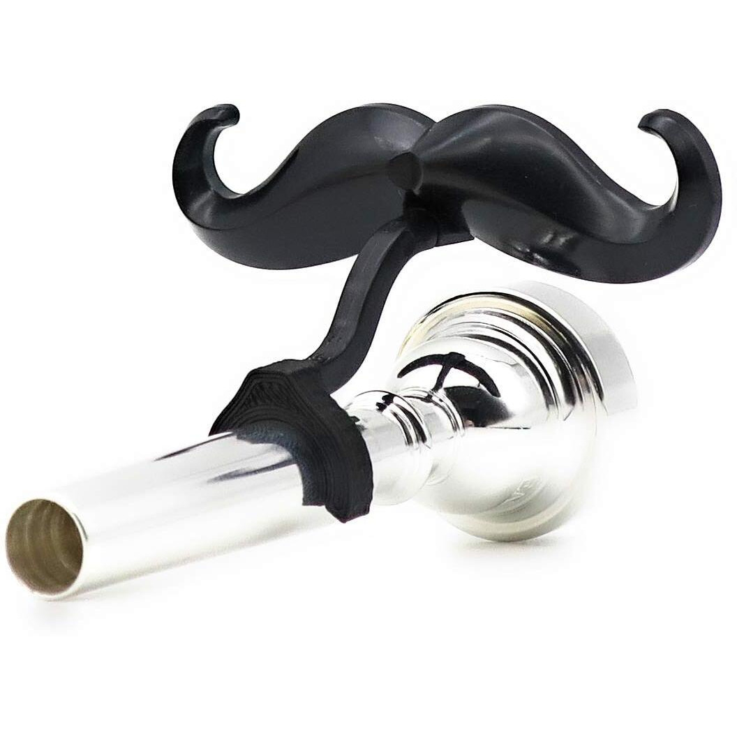 Brasstache - Clip-On Mustache For Trumpet Mouthpiece