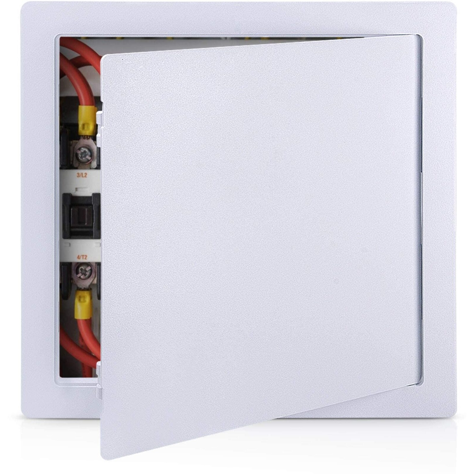 Pnkkodw Plumbing Access Panel For Drywall 16 X 16 Inch Plastic Access Door Wall Access Panel Ceiling Reinforced Hinged Durable White