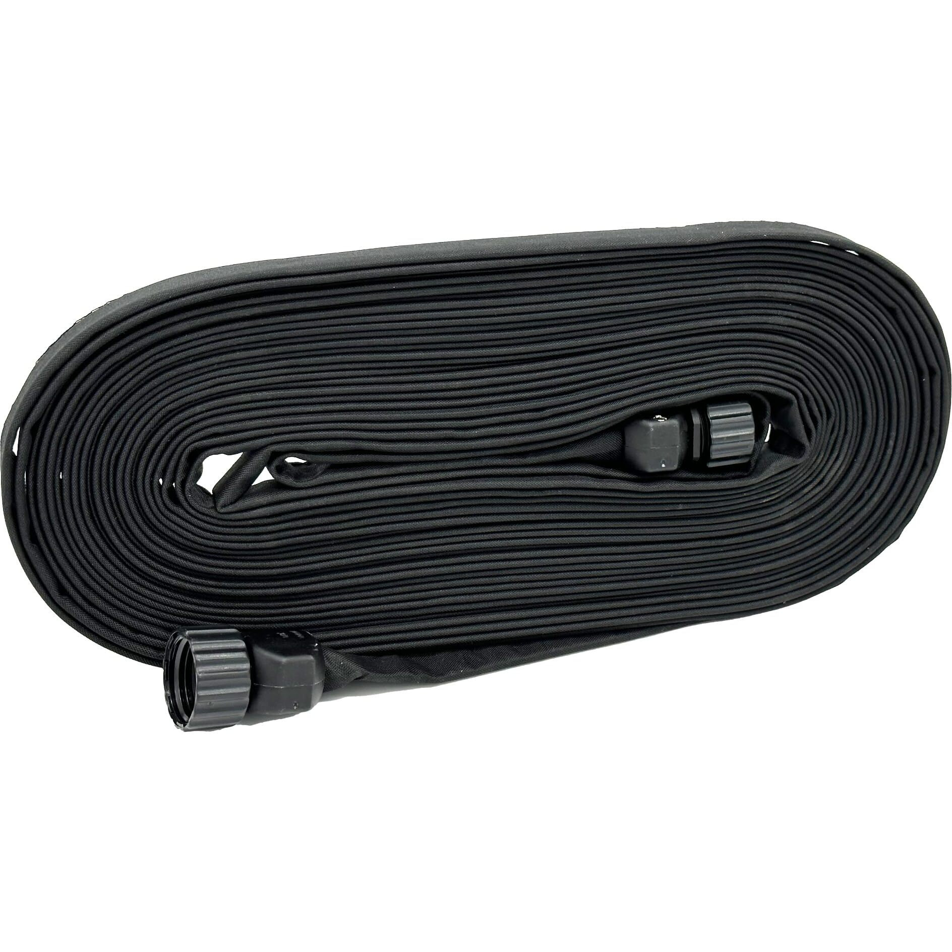 Rocky Mountain Goods Soaker Hose Flat 50 Ft - Heavy Duty Double Layer Design - Saves 70% Water - Consistent Drip Throughout Hose - Leakproof Guarantee - Garden/Vegetable Safe