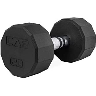 Cap Barbell 12-Sided Coated Dumbbell, 20 Lb