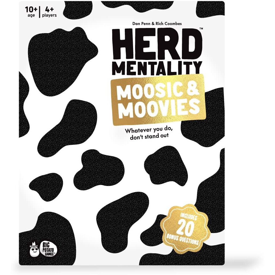 Herd Mentality Moovies & Moosic Board Game  Fun For The Whole Family