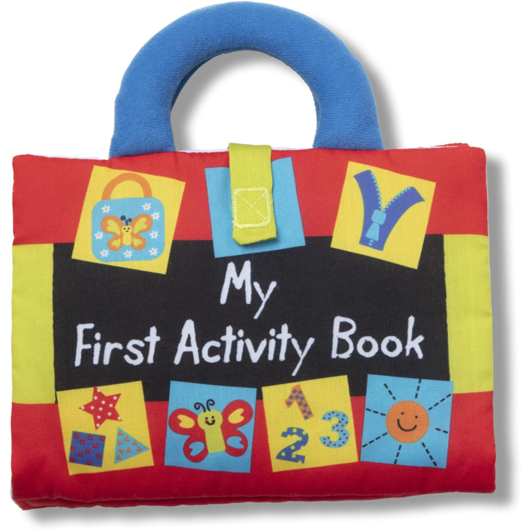 Melissa & Doug Ks Kids My First Activity Book 8-Page Soft Book For Babies And Toddlers - Early Learning Developmental Plush Soft Activity Book