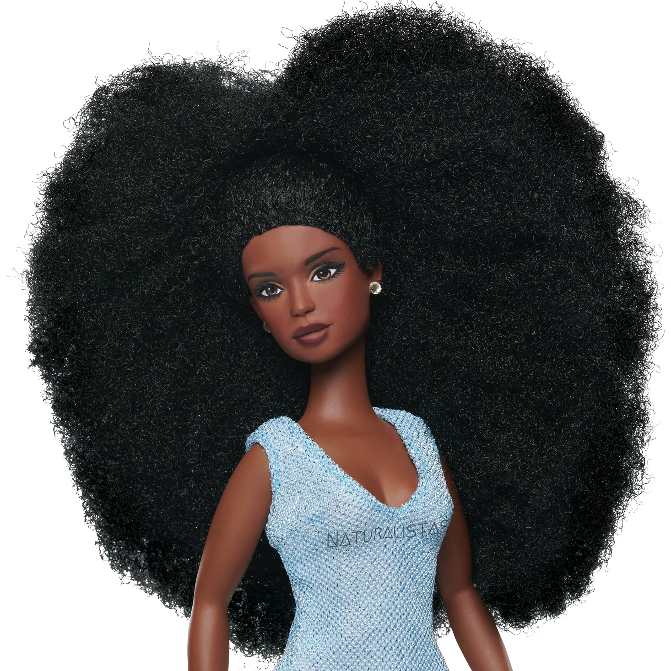 Naturalistas 11.5-Inch Fashion Doll And Accessories Liya, 4C Textured Hair, Deep Brown Skin Tone, Designed And Developed By Purpose Toys