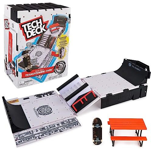 Tech Deck, The Berrics Transforming Park, X-Connect Park Creator, 30-Inch Wide Foldable Playset With Storage And Exclusive Fingerboard, Kids Toy For Ages 6 And Up
