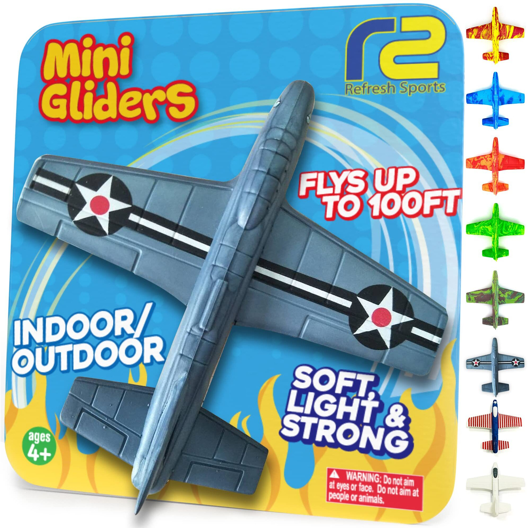 Foam Airplanes For Kids Airplane Toy Glider Plane Eva Foam Airplanes For Kids - Best Stocking Stuffers For Boys For All Ages 4 5 6 7 8 Year Old - Outside Toys Air Planes Outdoor Army Toys For Kids