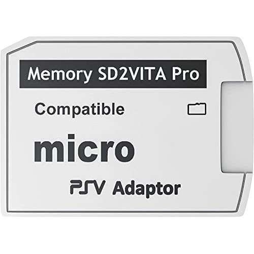 Skywin Sd2Vita Ps Vita Memory Card Adapter Compatible With Ps Vita 1000/2000 3.6 Or Henkaku System (1 Pack)