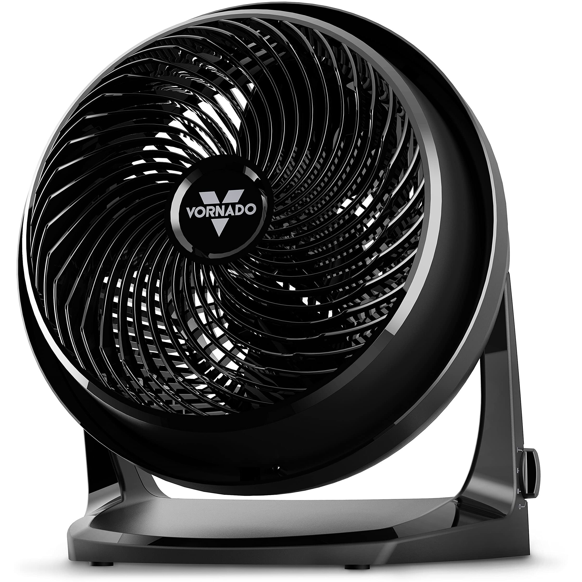 Vornado 62 Whole Room Air Circulator Fan With 3 Speeds, Black