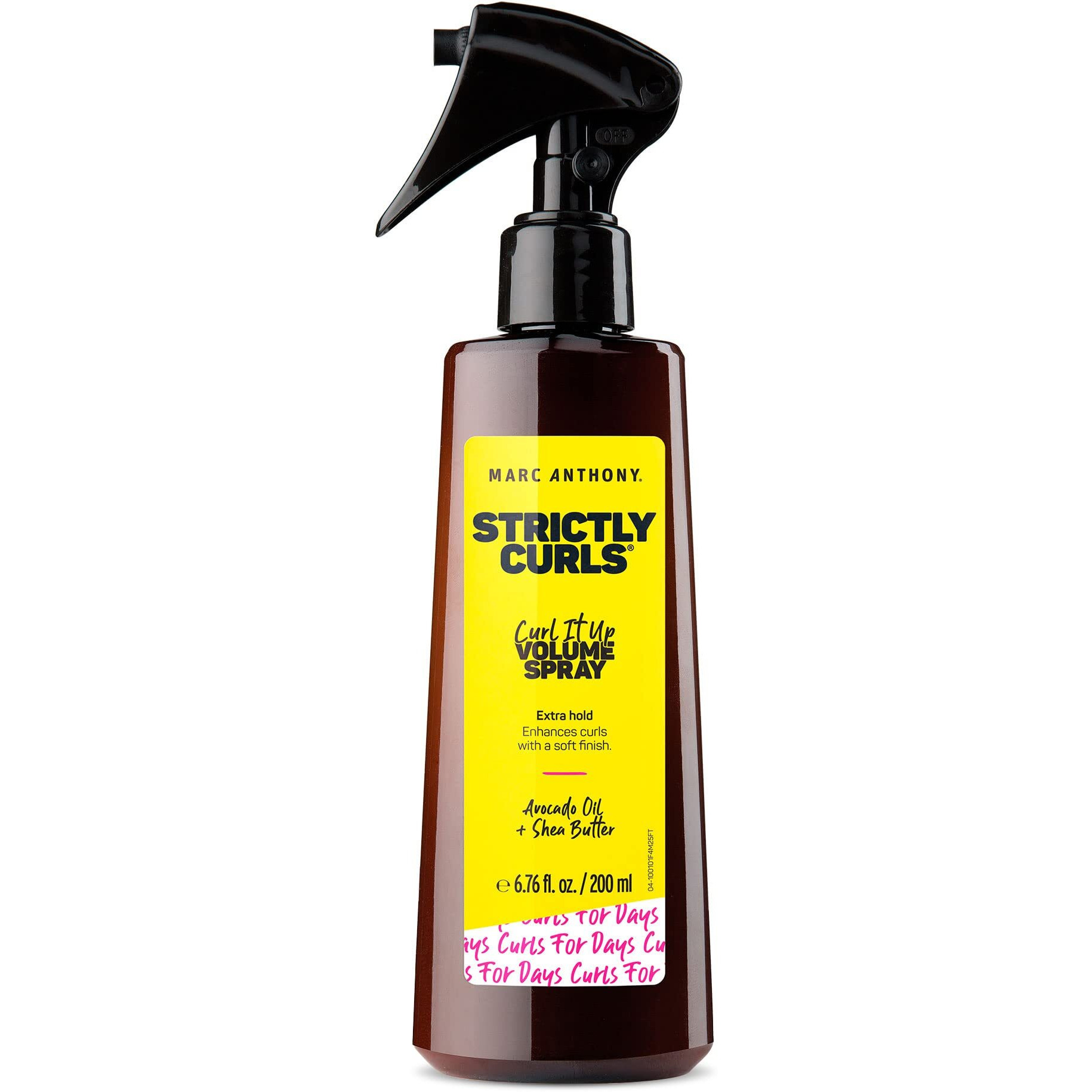 Marc Anthony Curl It Up Volume Boost Spray, Extra Hold, Strictly Curls - Avocado Oil & Shea Butter Enhances With A Soft Finish Paraben-Free, Sulfate-Free, Phthalate-Free