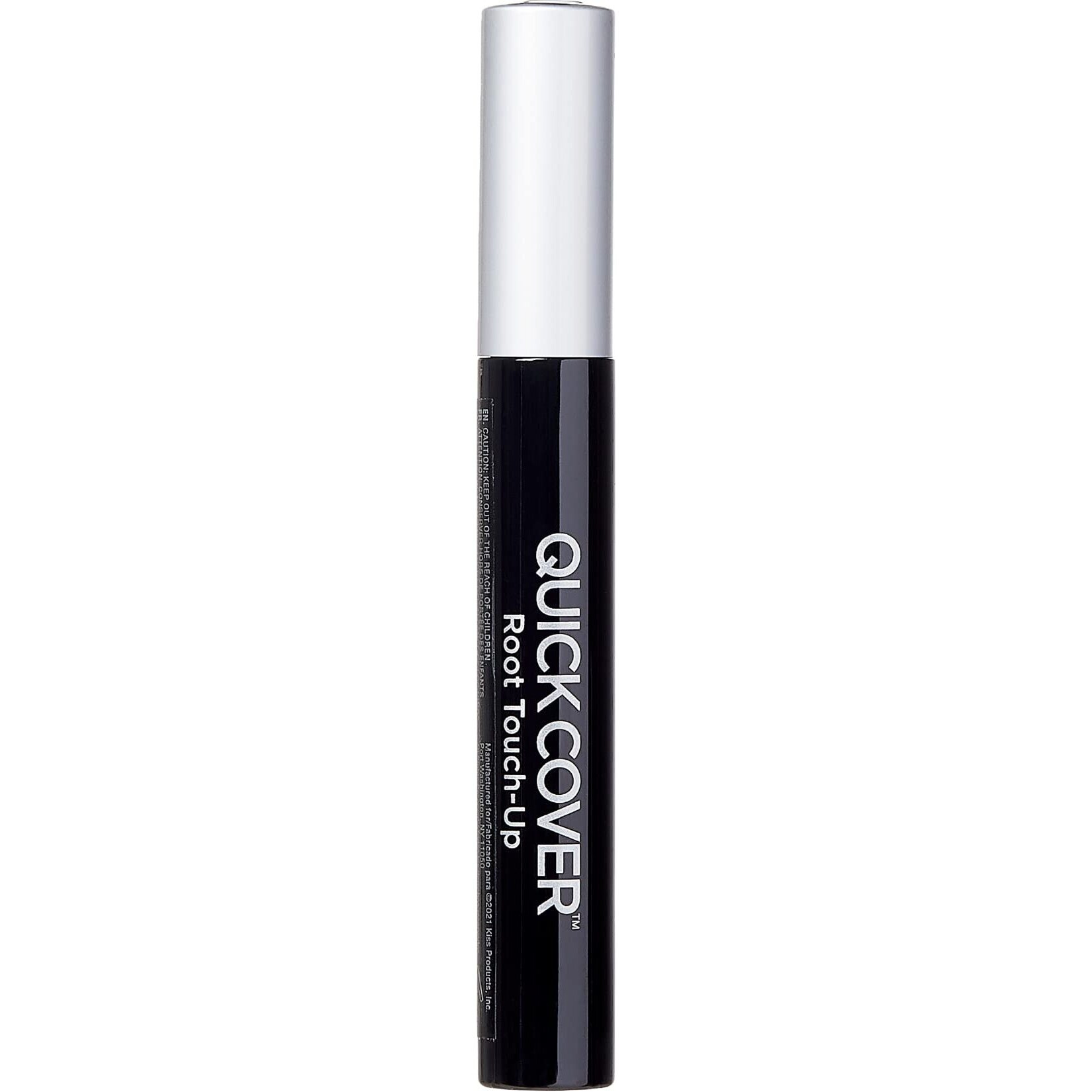 Red By Kiss Quick Cover Root Touch Up Rescue (Black 2 Pack), Mascara Natural Water-Resistant Temporary Gray Concealer Cover Up Brush For Hair Mustache & Beard, Formulated With Jojoba Oil