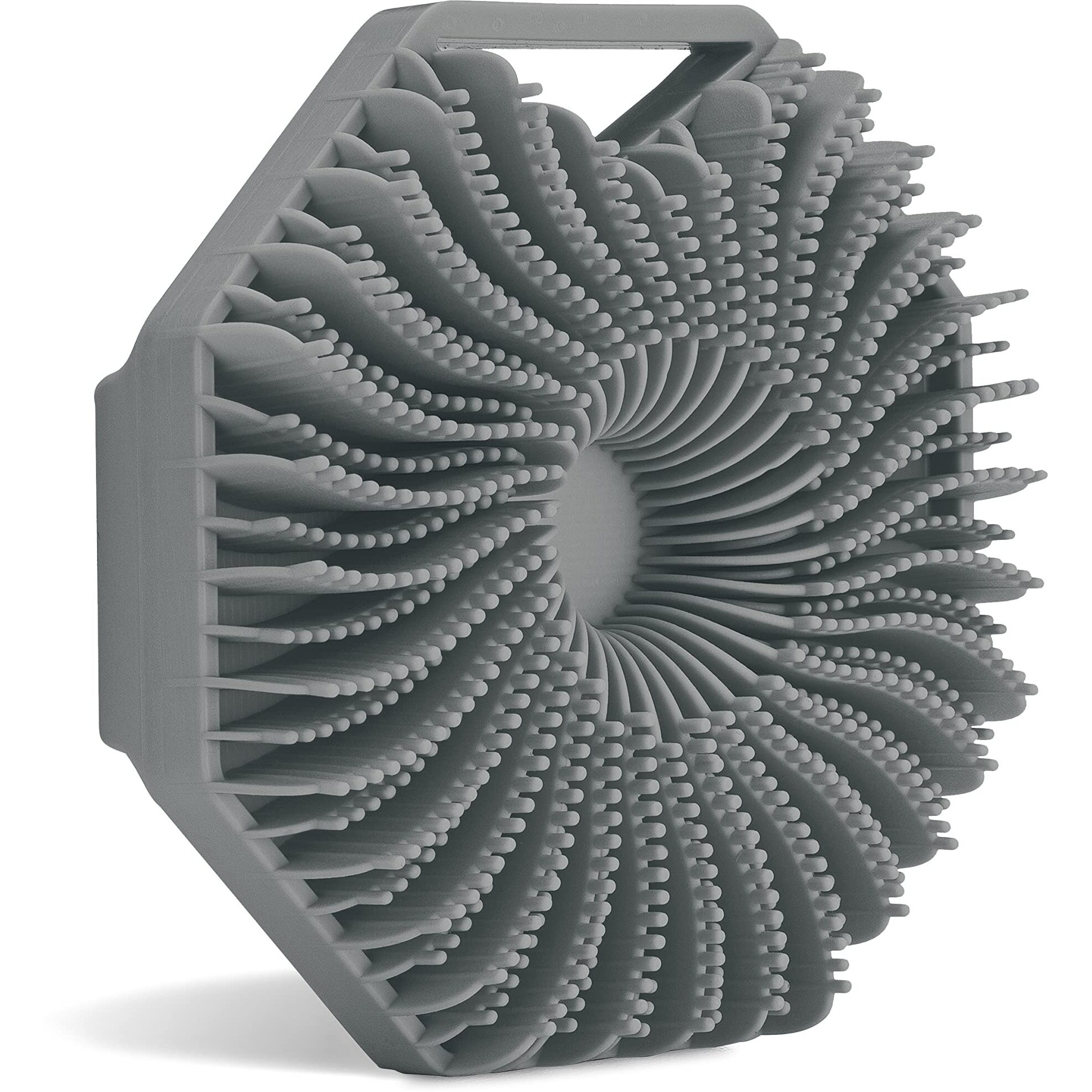 Sud Scrub Antimicrobial Silicone Body Scrubber, Exfoliating Body Scrubber For Sensitive Skin, Eco Friendly Shower Scrubber For Body, Silicone Body Brush For Showering, Charcoal