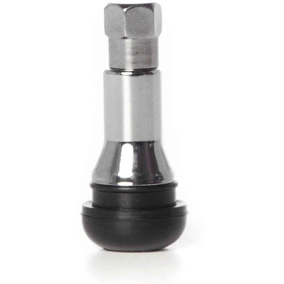 Circuit Performance Chrome Rubber Valve Stems Tr413 30Mm (12 Pieces)