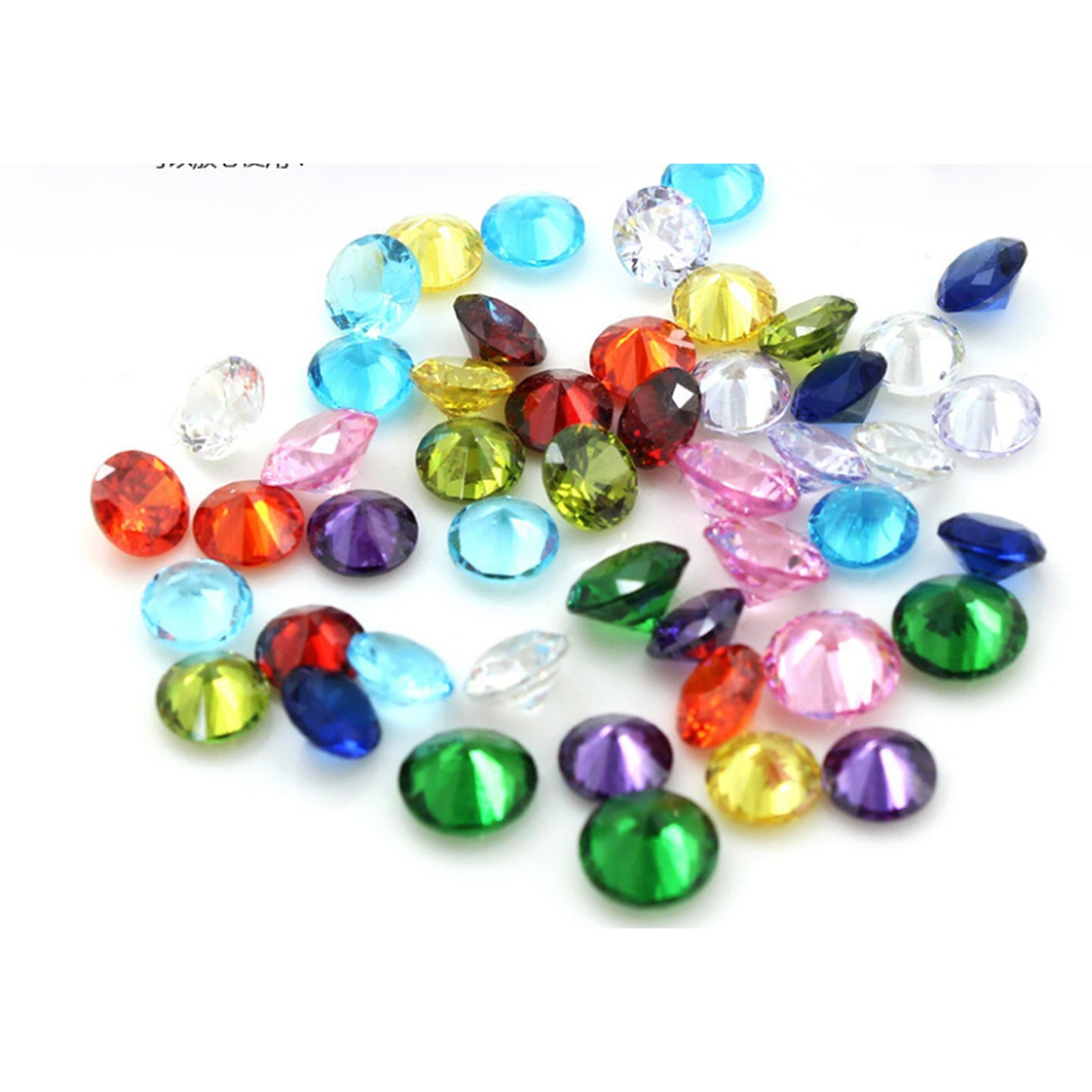 Beffy 96Pcs 5Mm Crystal Birthstones For Floating Charms Living Memory Lockets Diy Pendant Necklace