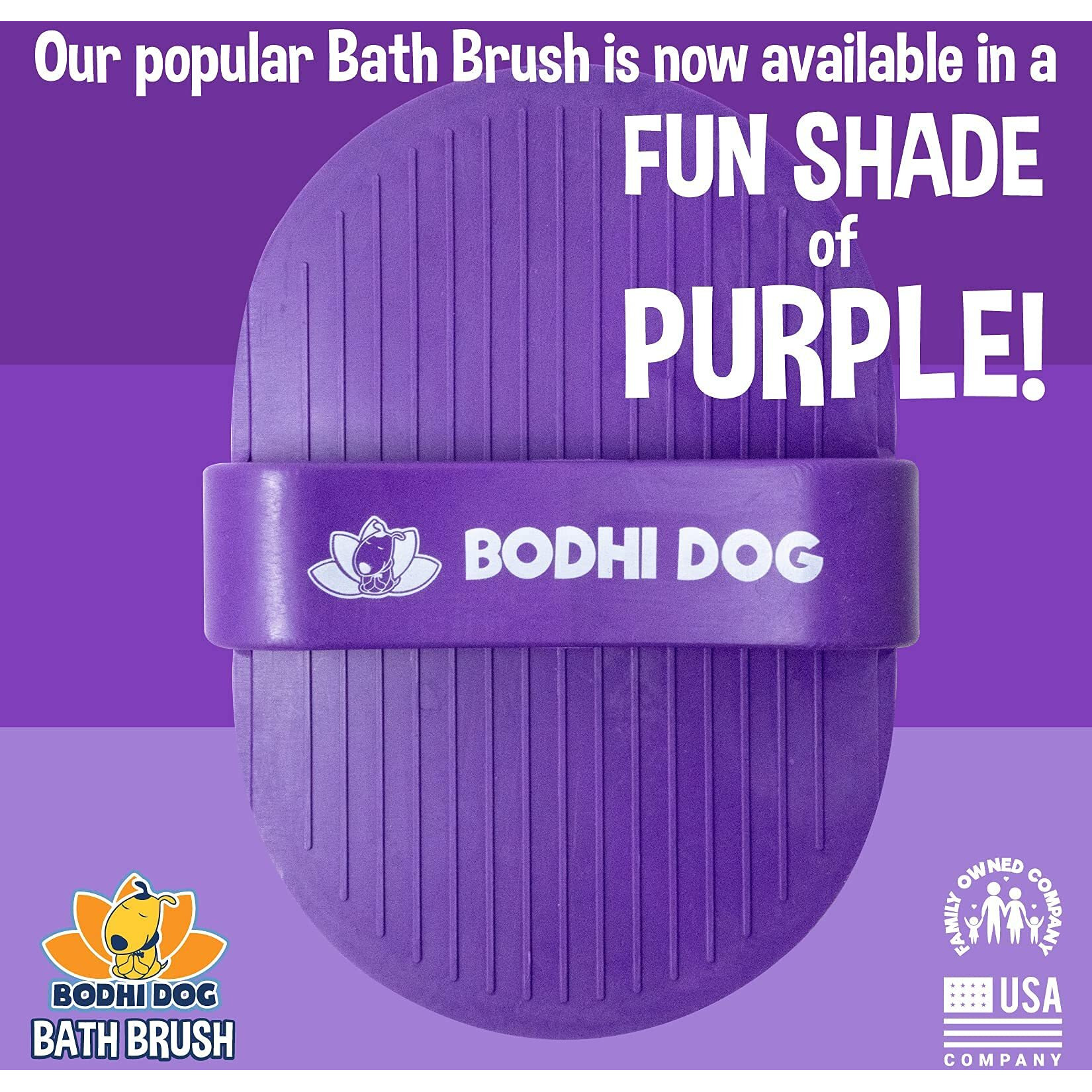 Bodhi Dog Shampoo Brush | Pet Shower & Bath Supplies For Cats & Dogs | Dog Bath Brush For Dog Grooming | Long & Short Hair Dog Scrubber For Bath | Professional Quality Dog Wash Brush