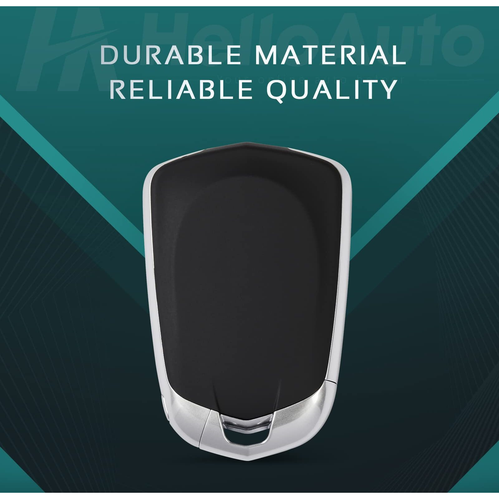 Helloauto Key Fob Replacement For 2015-2018 Cadillac Escalade Esv Key Remote, Keyless Entry Remote 6-Buttons Key Fob Cover Case. Fcc Id Hyq2Ab (Empty Key Shell)