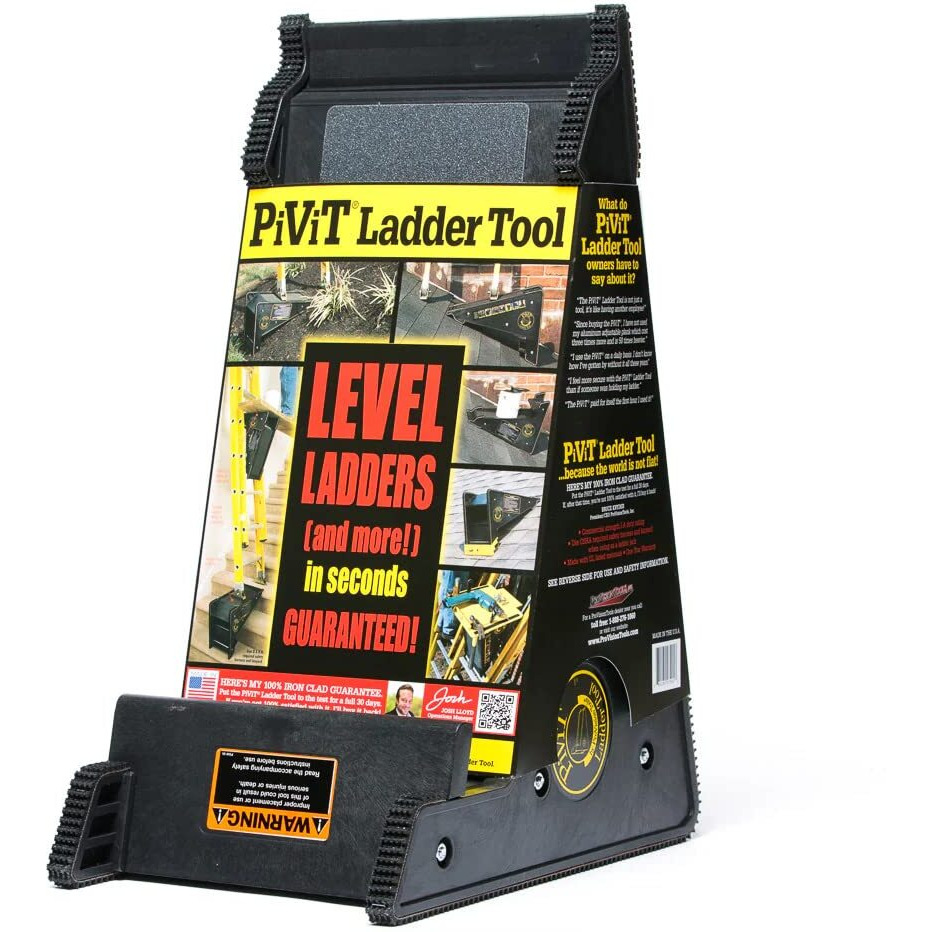 Provisiontools, Inc. Original Pivit Laddertool, Ladder Leveler, Ladder Stabilizer, Made In The Usa
