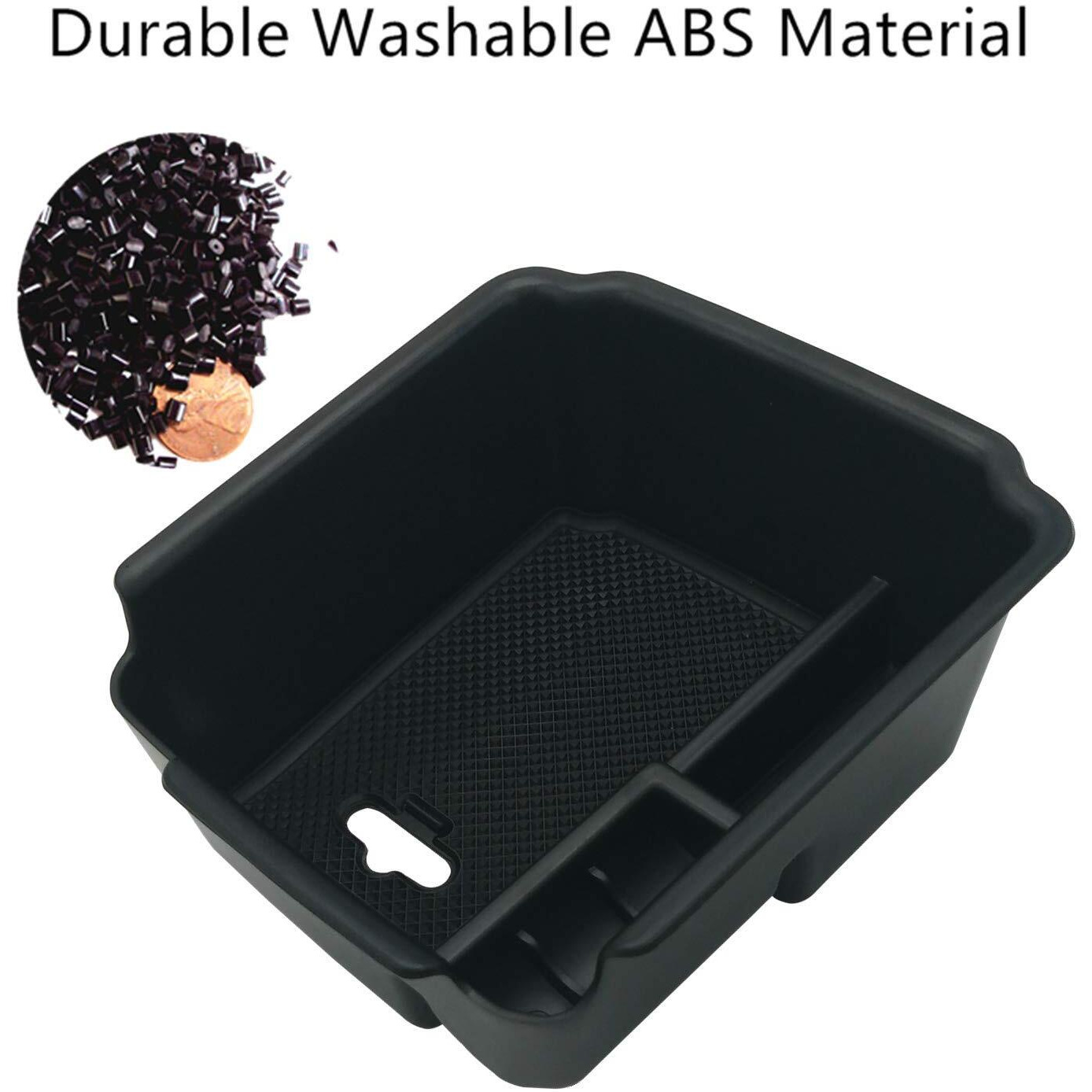 Jojomark Compatible With Vw Tiguan 2018 2019 2020 2021 2022 2023 And 2022 2023 Vw Taos Center Console Tray Organizer Insert Abs Armrest Box Secondary Storage