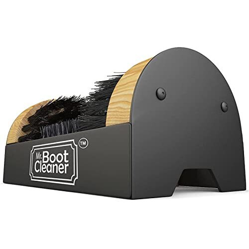 Boot Brush/Cleaner Outdoor Floor Mount, Commercial Scraper/Scrubber W/Hardware