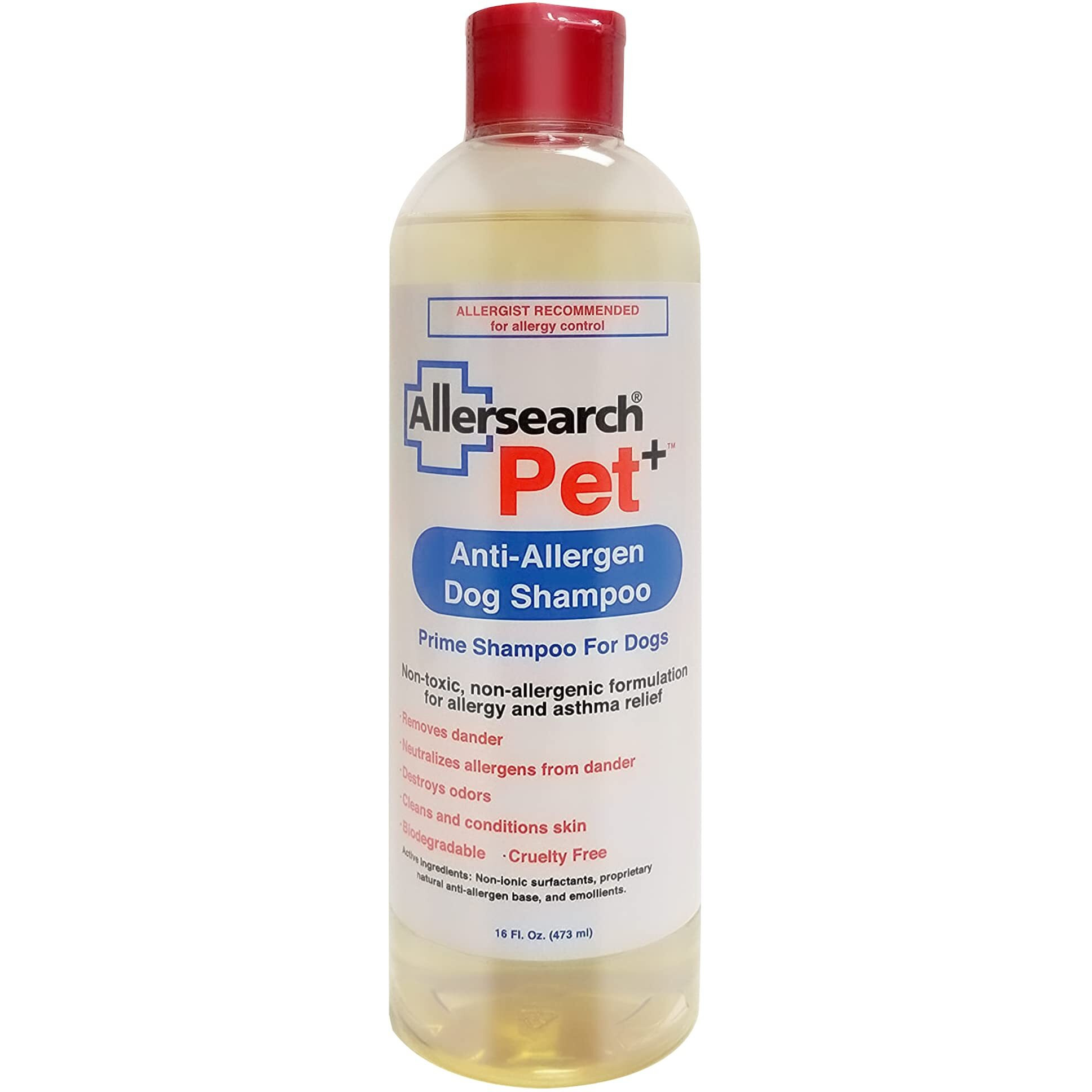 Allersearch Pet+ Anti-Allergen Dog Shampoo 16 Oz