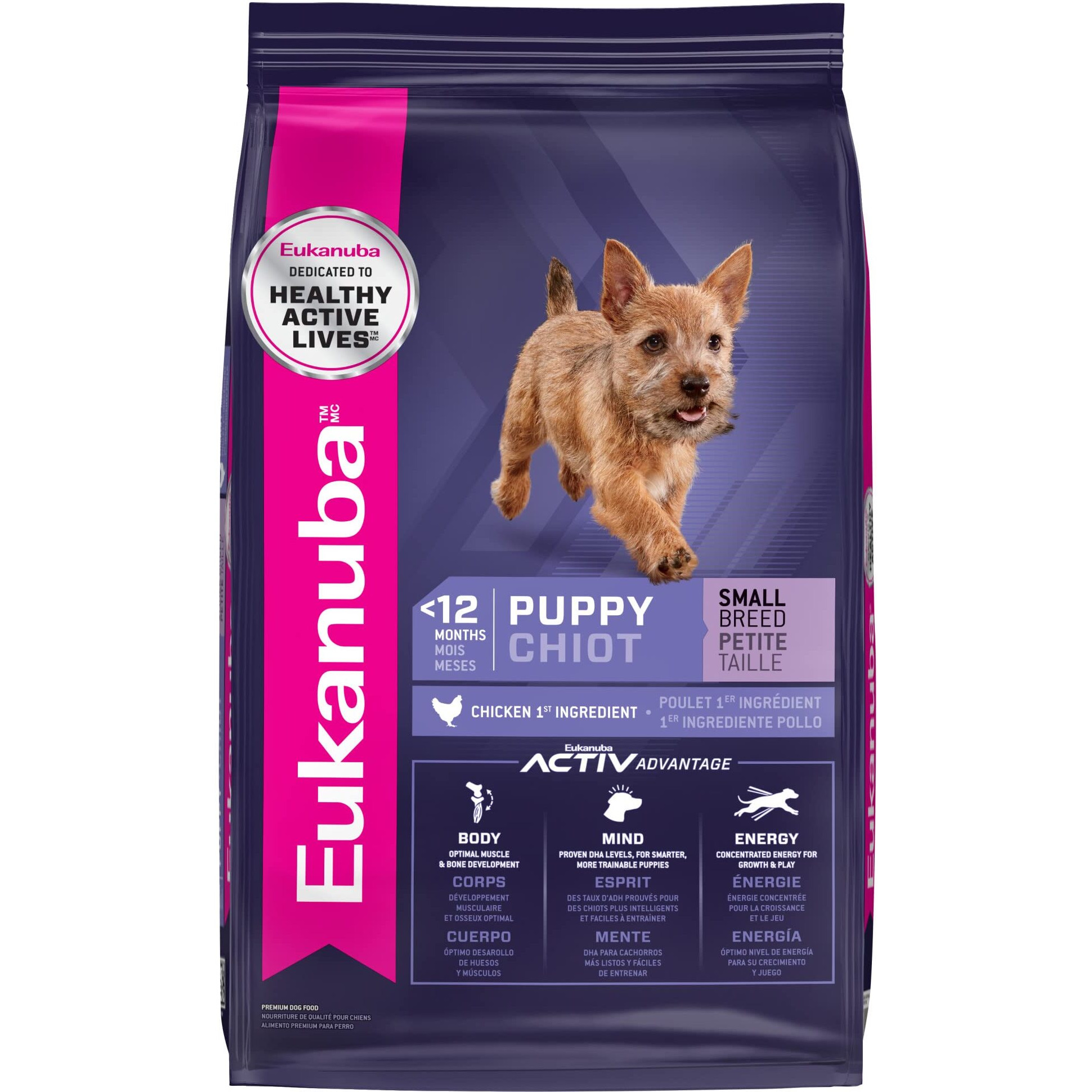 Eukanuba Puppy Small Breed Dry Dog Food, 4.5 Lb. Bag