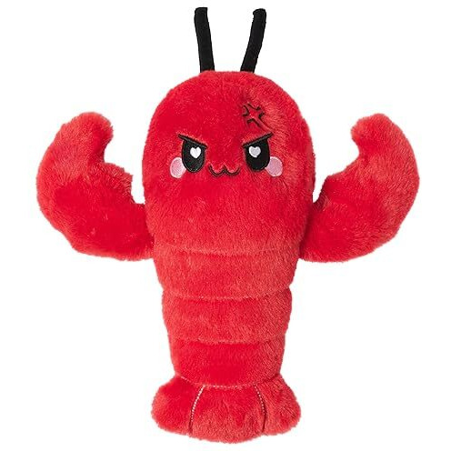 Crustacean Microwavable Unscented Heating Pad For Women - Warm Cozy Plush Heatable Stuffed Toy Animal - Hot And Cold Heat Bag Gift For Women And Girls Red