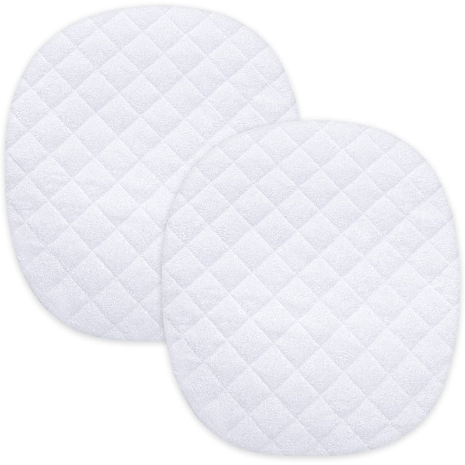 Waterproof Bassinet Mattress Pad Cover Fit For Graco Pack