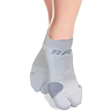 Orthosleeve Bunion Relief Socks, Patented Split-Toe Design With A Cushioned Bunion Pad Separates Toes, Relieves Bunion Pain And Reduces Toe Friction