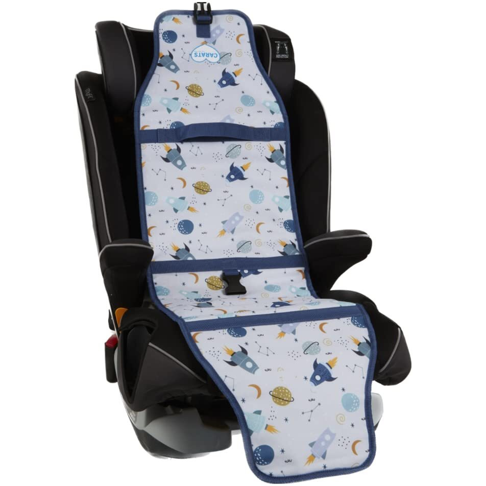 Carats Car Seat Cooler For Baby With Cooltech - Baby Car Seat Cooling Pad (Space)