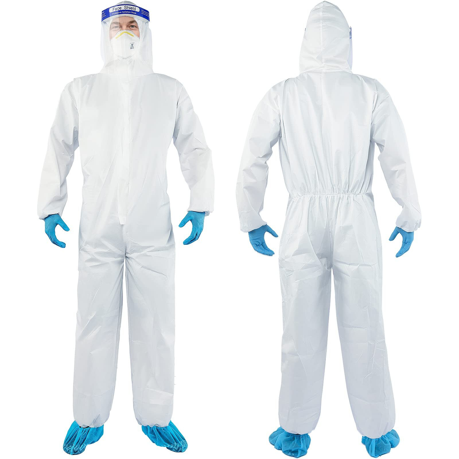 Yiber Hazmat Suits  7 Sizes & Multiple Specifications Options  Heavy-Duty Full Body Protective Suits Pressed From Ppsb Material & Pe Film  Safe & Suitable For Countless Applications