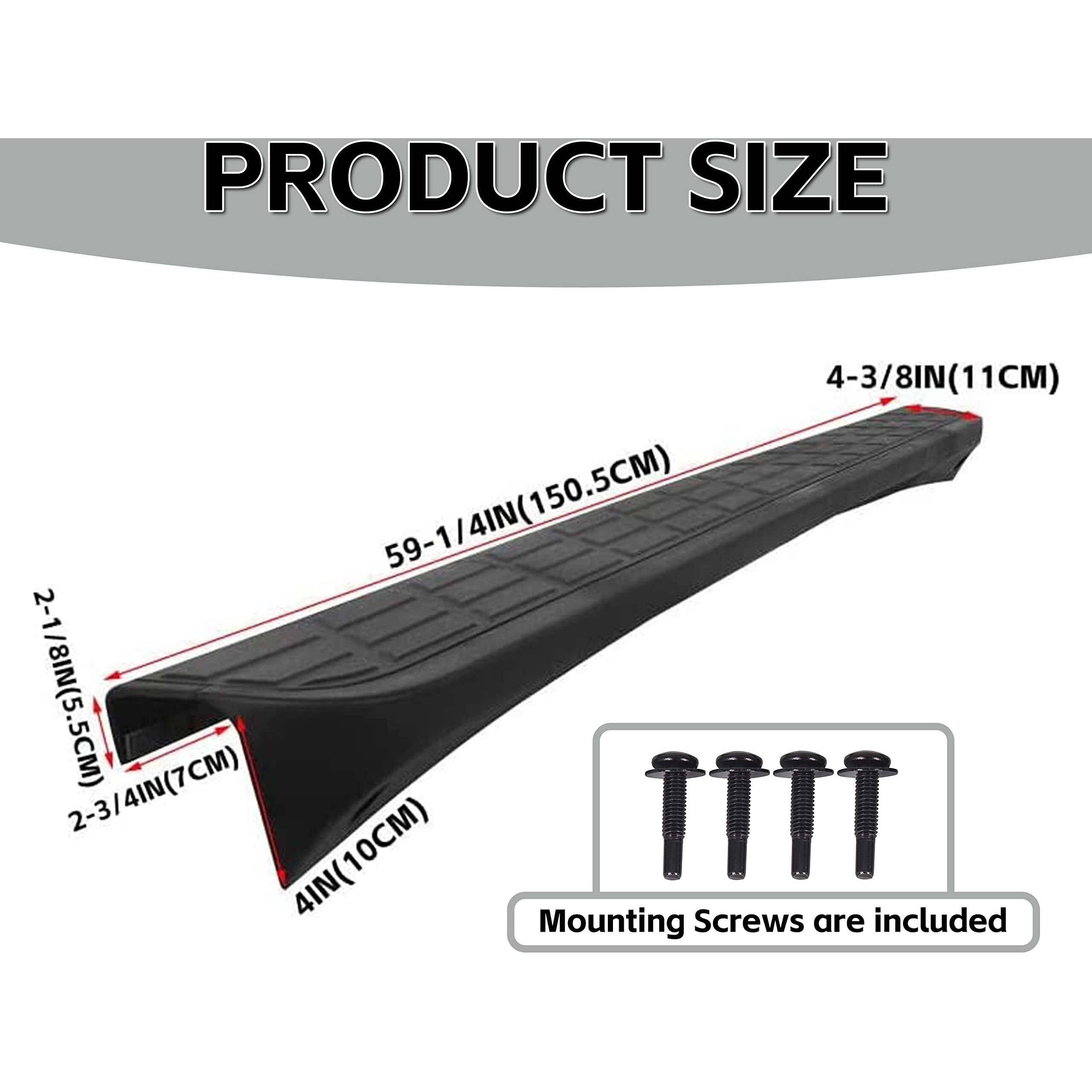 Ecotric Tailgate Cap Top Protector Molding Spoiler Cover Compatible With 2007-2013 Chevy Gmc Silverado Sierra 1500 2007-2014 2500 3500 Replacement For 25844299 Gm1904104