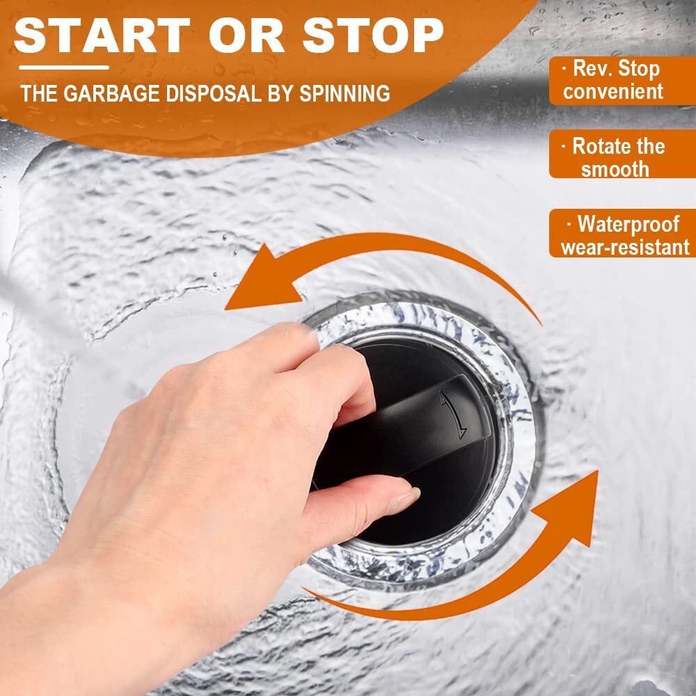 Garbage Disposal 75257 Magnetic Stopper, Garbage Disposal Parts-Turn Your Cover Control Disposer On And Off.
