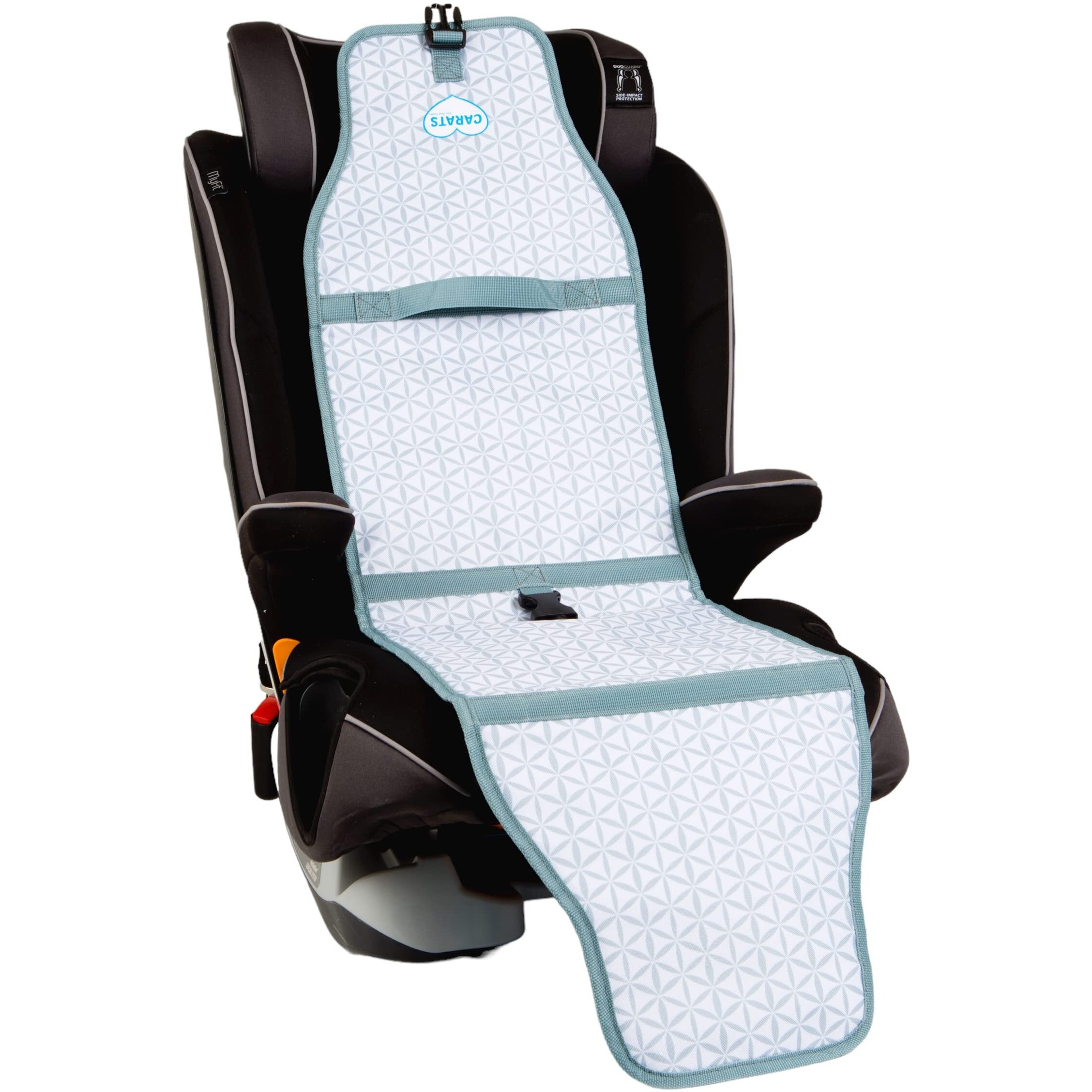 Carats Car Seat Cooler For Baby With Cooltech - Baby Car Seat Cooling Pad (Grey)