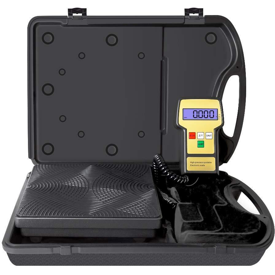 Vivohome High Precision Electronic Digital Refrigerant Charging Weight Scale With Case For Hvac 220Lb