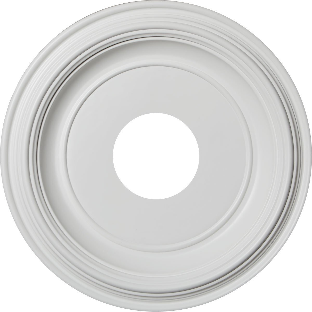 Ekena Millwork Cmp13Tr Traditional Ceiling Medallion, 13&quotOd, Unfinished