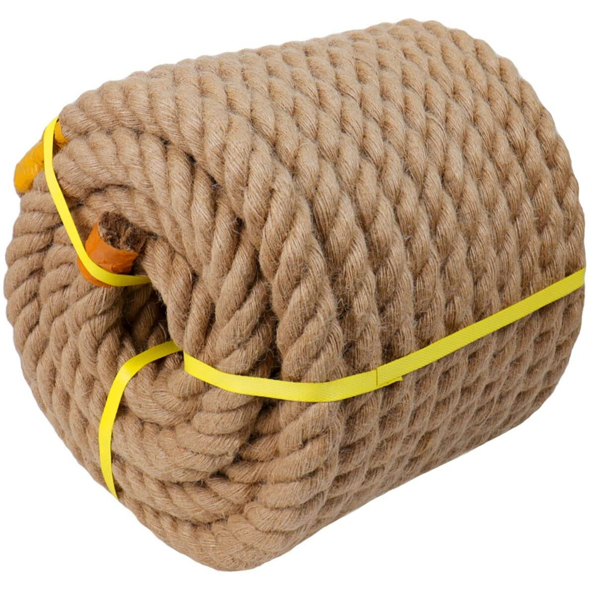 Twisted Manila Rope Jute Rope (1 Inch X 100 Feet) Natural Thick Hemp Rope For Crafts, Nautical, Railings, Hammock, Decorating