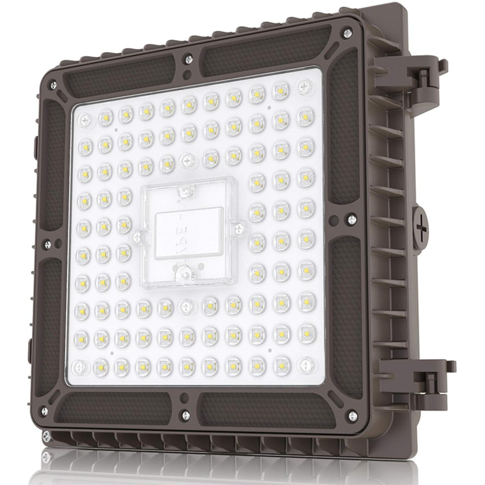 Hyperlite Led Canopy Light 65W 8450Lumens,Square Canopy Led Lights 5000K Daylight,Led Canopy Lights Outdoor Ip65 Waterproof Ideal For Garage,Carport,Gas Station,Underpass,Entrance Ul Listed
