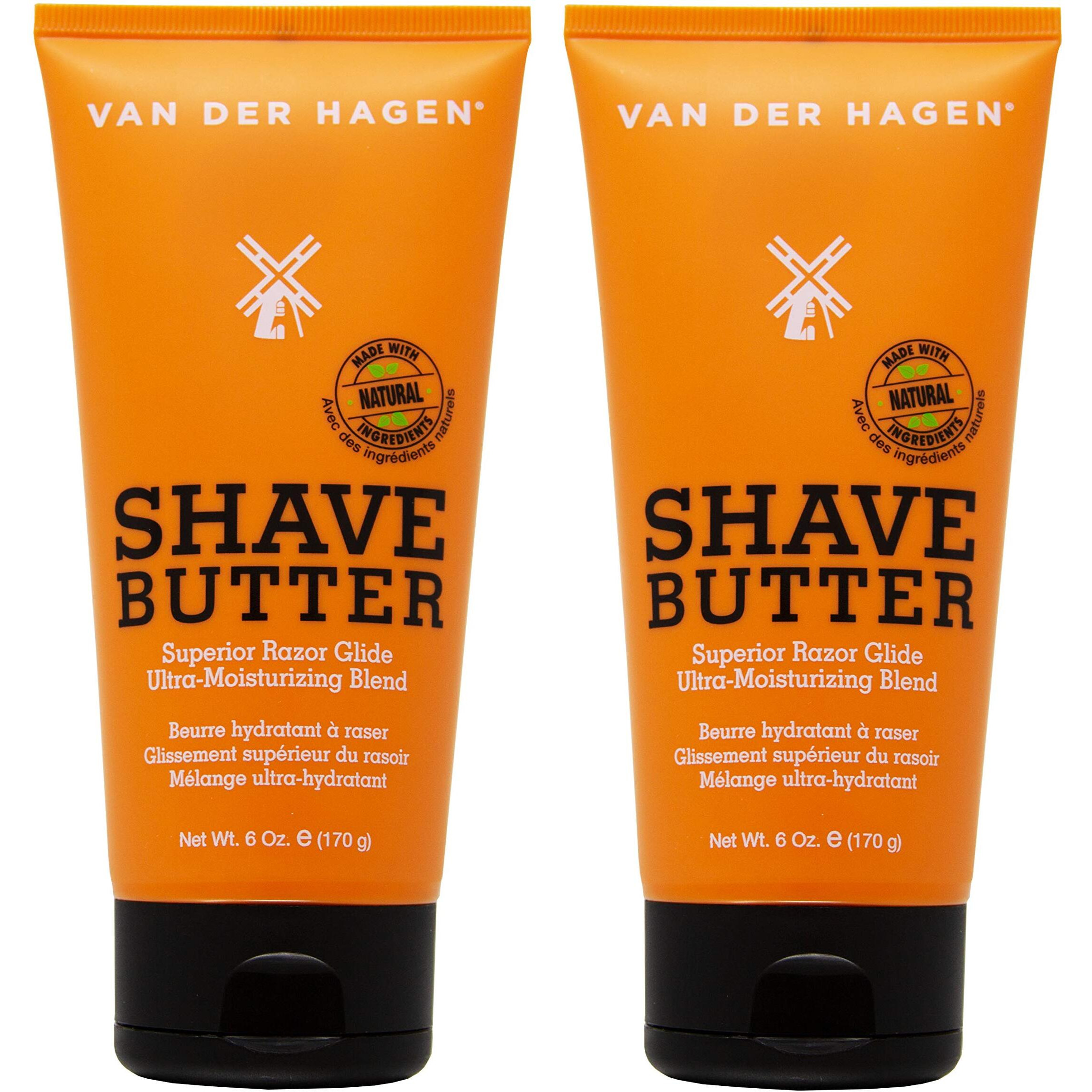 Van Der Hagen Shave Butter 6 Oz (Pack Of 2)