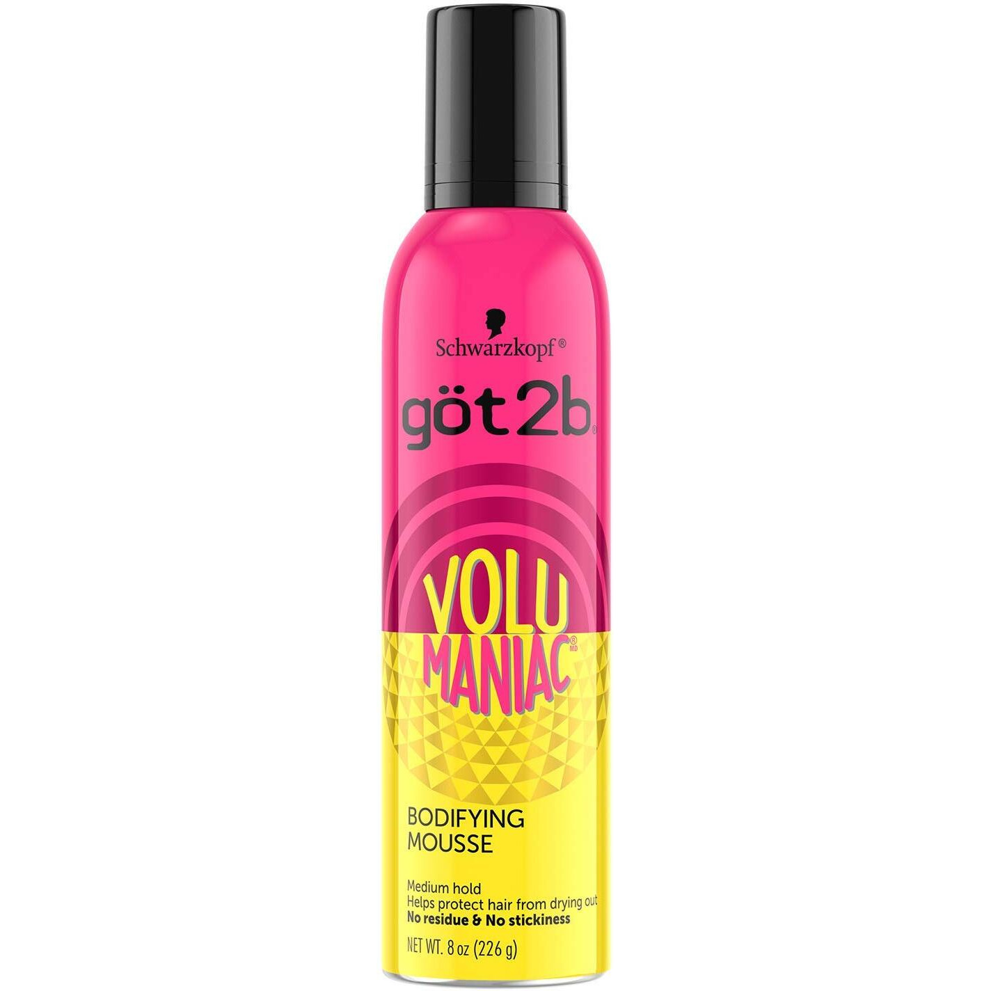 Got2B Volumaniac Bodifying Hair Mousse, 8 Oz