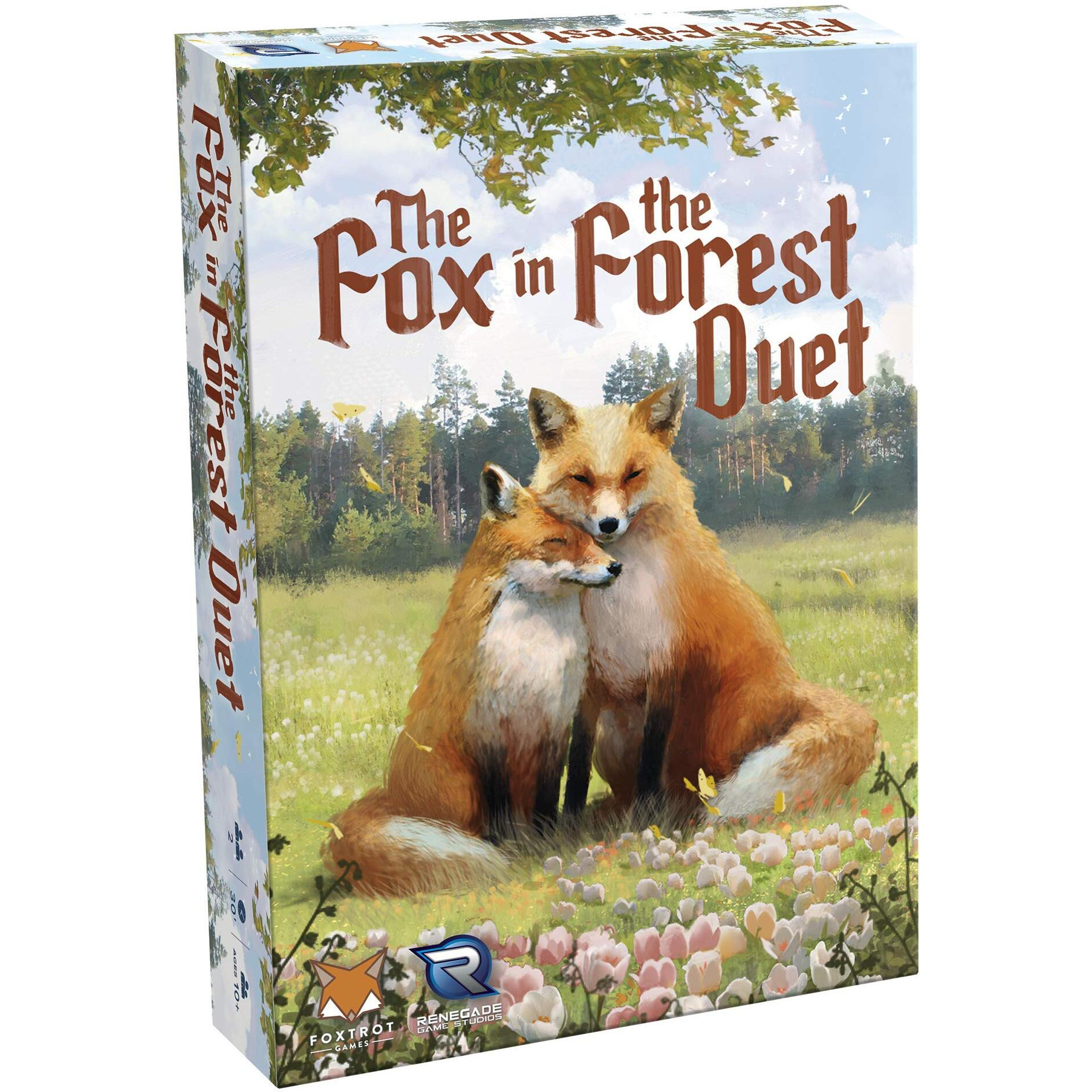 Renegade Game Studios Fox In The Forest Duet Card Game For 2 Players Aged 10 & Up, Cooperative Trick-Taking Game.