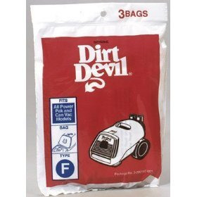 Vac Bag Ryl Type F Pk3