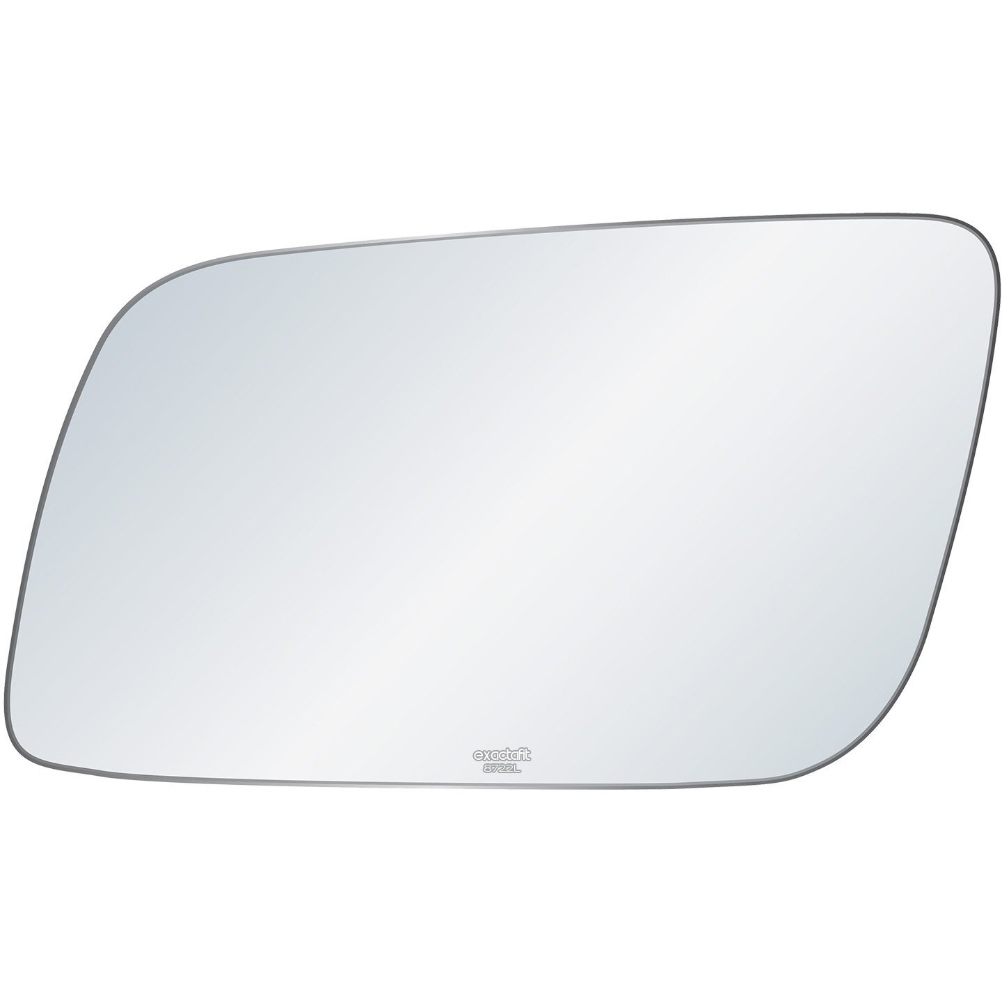 Exactafit 8722L Driver Side Mirror Glass Left Replacement Compatible With 1985-2005 Chevrolet Astro, 1985-2005 Gmc Safari