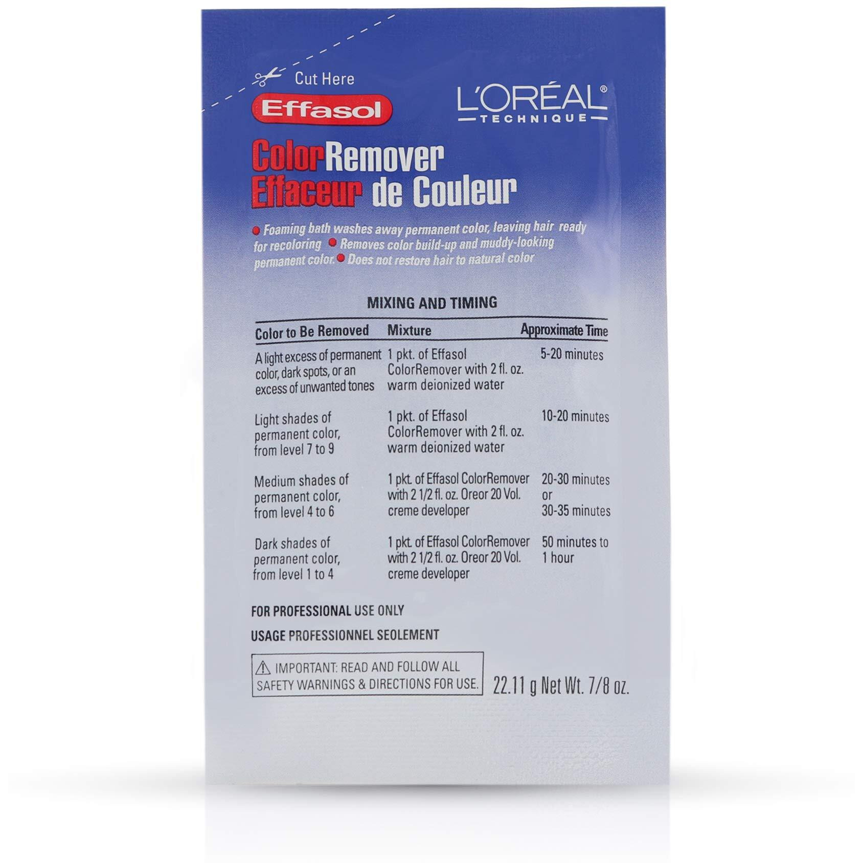 L'Oreal Paris Effasol Color Remover Oz22.11G Quantity Application By, 0.86 Ounce