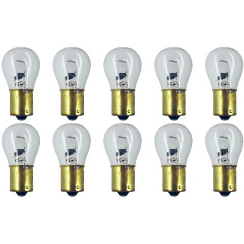 Cec Industries 1295 Bulbs, 12.5 V, 37.5 W, Ba15S Base, S-8 Shape (Box Of 10)
